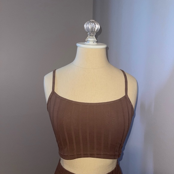 Brown Two Piece Outfit